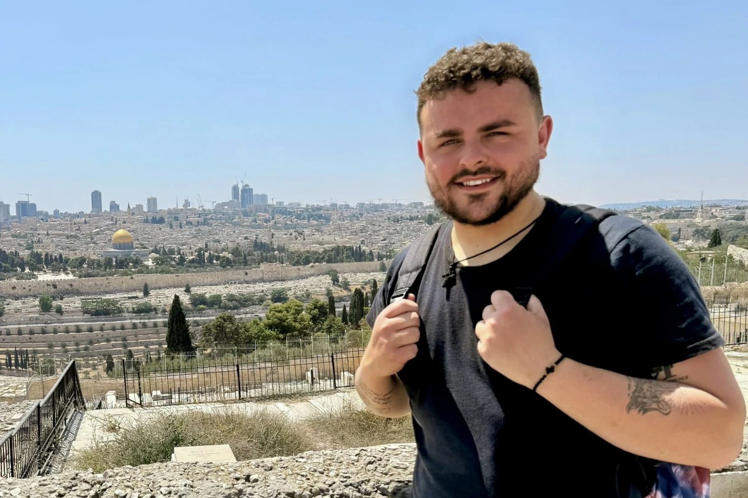 Cameron Mumford on pilgrimage in Jerusalem.?w=200&h=150