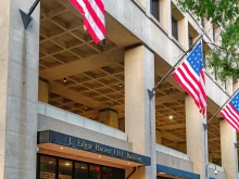 The J. Edgar Hoover FBI headquarters building in Washington, D.C.