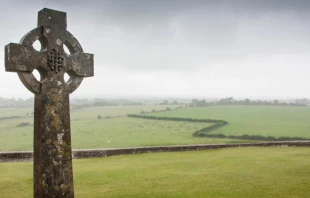 Irish high cross at the Rock of Cashel in County Tipperary, Ireland. Credit: Marie-Lise Van Wassenhove via Flickr (CC BY-NC 2.0)