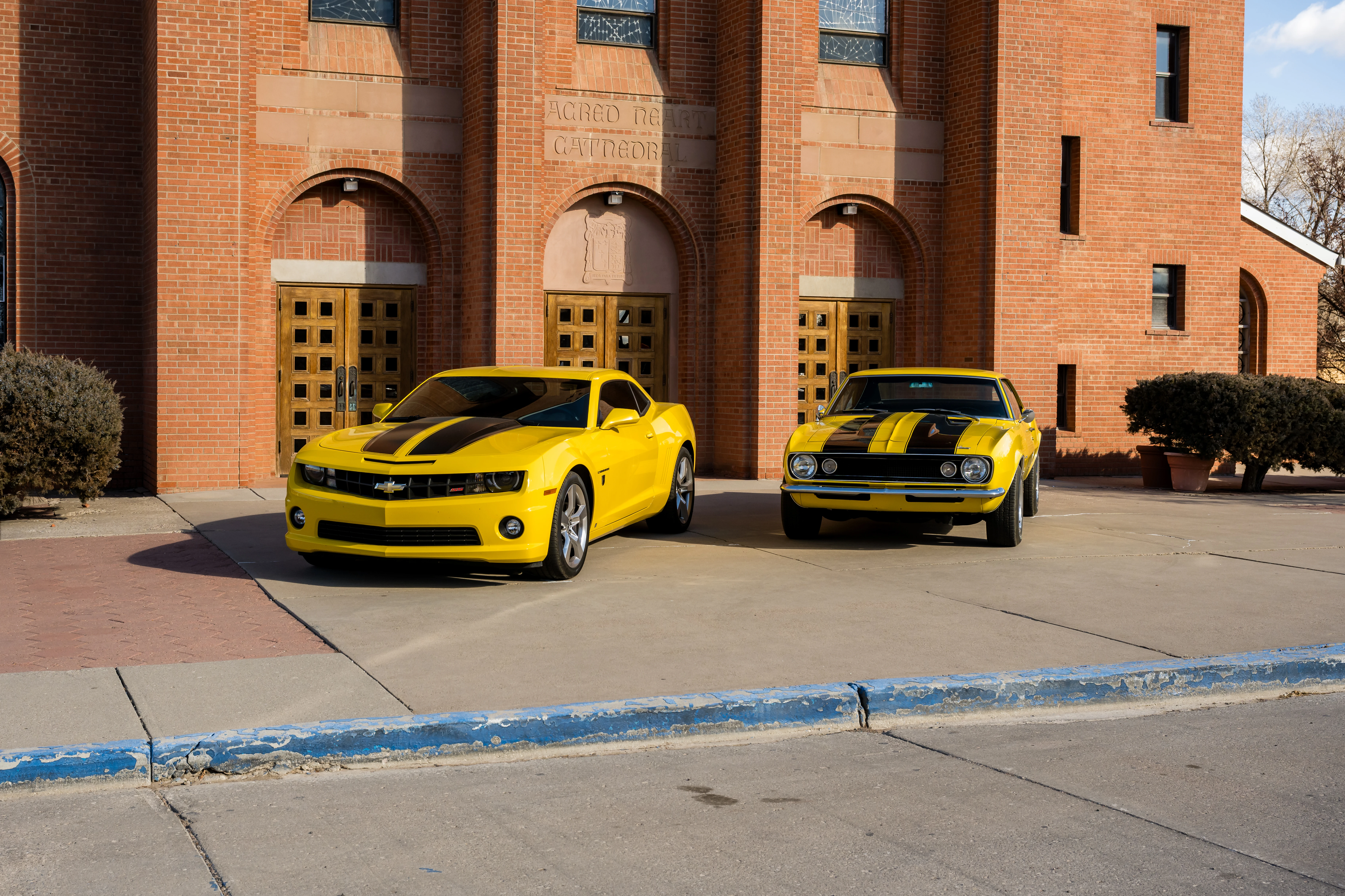 The 2010 Chevy Camaro SS and 1967 Chevy Camaro SS being raffled in the Diocese of Gallup’s annual V8’s for Vocations car raffle.?w=200&h=150