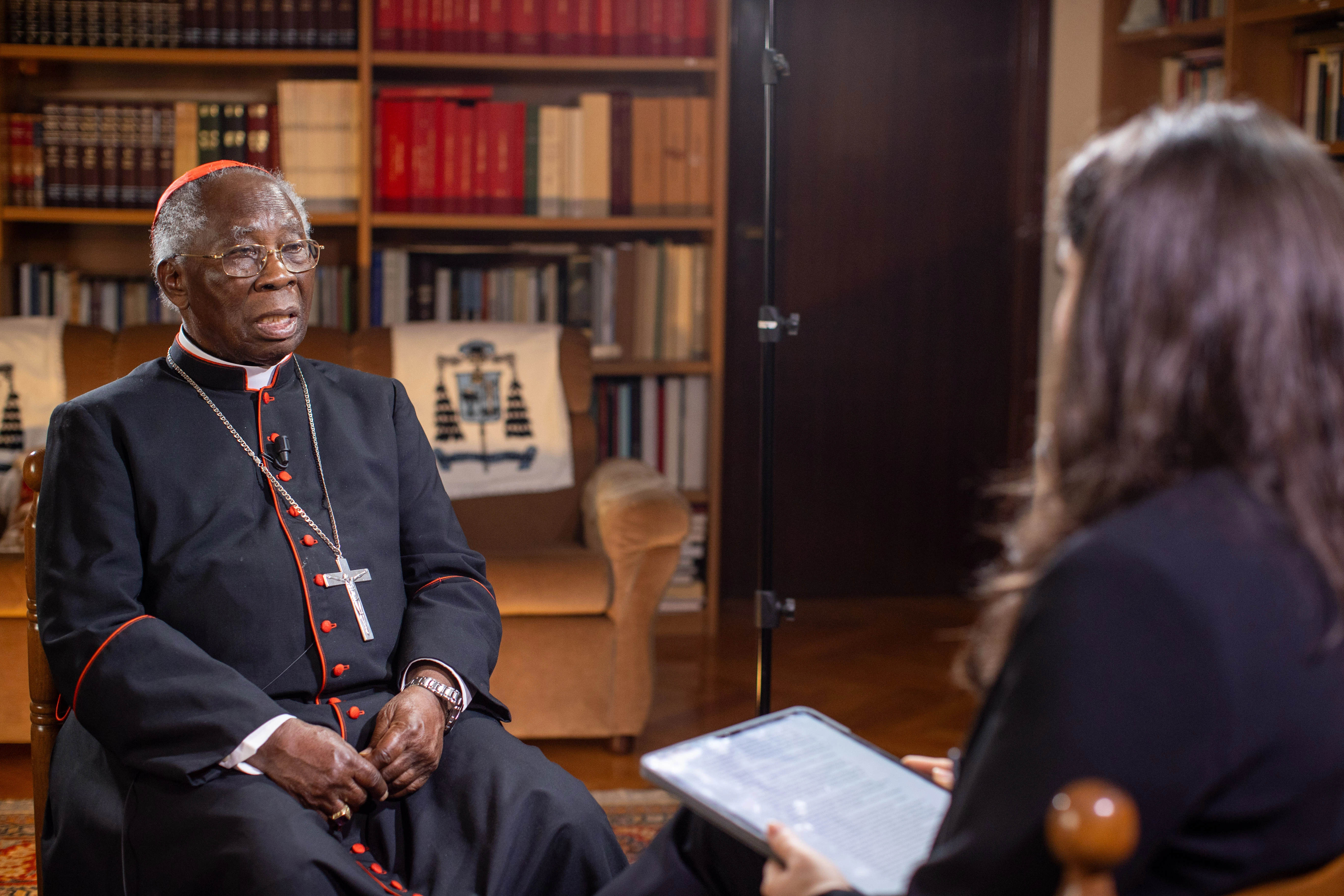 Cardinal Francis Arinze speaks to EWTN News on Thursday, Feb. 20, 2025?w=200&h=150