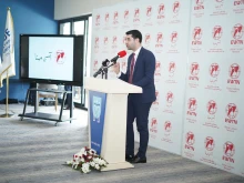 Rody Sher, editor-in-chief of ACI MENA, speaks on the second anniversary of ACI MENA in 2024 at the Catholic University in Erbil, Iraq, where the agency is based. This year marks three years since ACI MENA began its mssion to report on the Church and the lives of Christians in the Middle East.