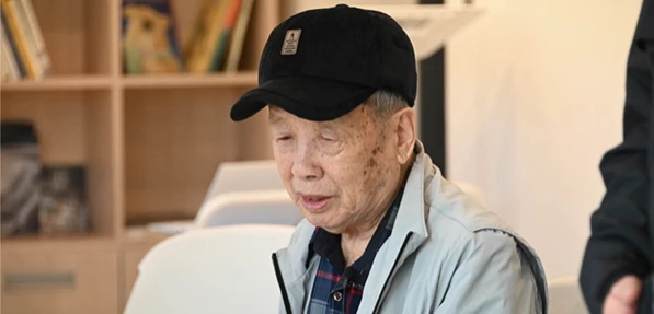 The bishops met with a 90-year-old man who fled North Korea during the Korean War and now lives in Seoul. Credit: Courtesy of Episcopal Conference of South Korea