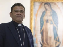 Bishop Rolando Álvarez in Rome.