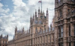 The British Parliament building in London.