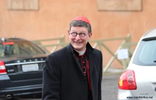 Cardinal Rainer Woelki arrives at the Vatican on March 5, 2013. Credit: InterMirifica.net