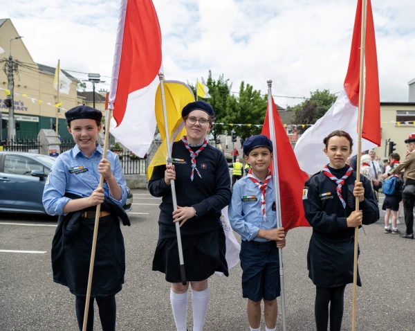 Individuals and groups from across the city and county were part of the celebration including Catholic Girl Guides, The Guides and Scouts Europe, Youth 2000, and Parish Eucharistic groups throughout the diocese. Credit: Brian Lougheed