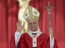 Pope Leo XIV celebrates Mass for the solemnity of Pentecost in St. Peter’s Square on June 8, 2025. In his homily, he emphasized the significance of the Holy Spirit in the life of a Christian.