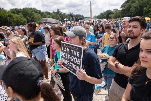 Pro-life activists participate in a Celebrate Life Day Rally at the Lincoln Memorial on June 24, 2023, in Washington, D.C.?w=200&h=150