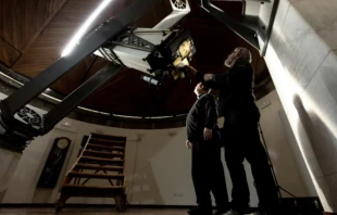Jesuit Guy Consolmagno at the Vatican Observatory in Castel Gandolfo, Italy. Credit: Daniel Ibáñez/EWTN News