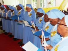 Nuns of the Little Sisters of St. Thérèse of the Child Jesus in Haiti.