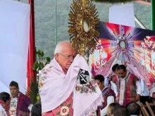 Holy Hour celebration in southern Mexico’s San Cristobal de las Casas Diocese.