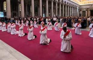 The Legionaries of Christ ordained 23 new priests on May 3, 2025, at the Basilica of St. Paul Outside the Walls in Rome. Credit: Photo courtesy of the Legionaries of Christ