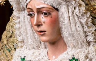 The original face of Our Lady of Hope of Macarena. Credit: Emilio Sáenz/Macarena Brotherhood