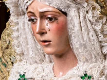 The original face of Our Lady of Hope of Macarena.