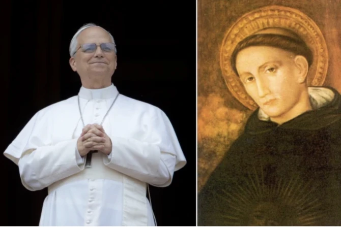 Pope Leo XIV and St. Nicholas of Tolentino