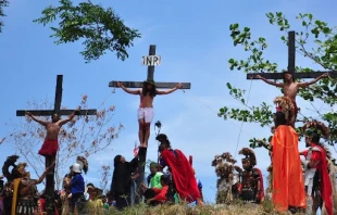 A Senákulo performance in Marinduque, Philippines. Credit: Brahma C. Foz
