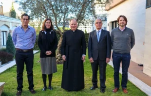 The members of the general board of directors of the Regnum Christi Federation, before its first general convention from April 29 to May 4, 2024, in Rome. Credit: Regnum Christi