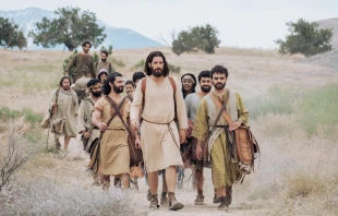 Jesus and the disciples during Season 4 of “The Chosen.” Credit: The Chosen/Mike Kubeisy