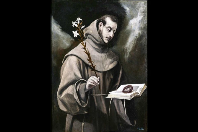 Saint Anthony of Padua by El Greco c 1580 CNA
