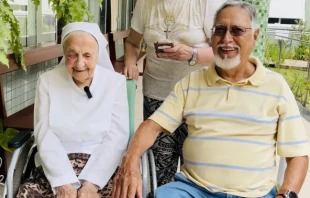 Sister Inah Canabarro and her nephew Kléber Canabarro. Credit: ACI Digital