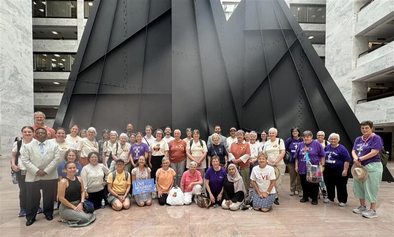 About 300 sisters and supporters gathered on June 24, 2025, for “Sisters Speak Out” in the nation’s capital in anticipation of the Senate voting on the budget bill this week.?w=200&h=150