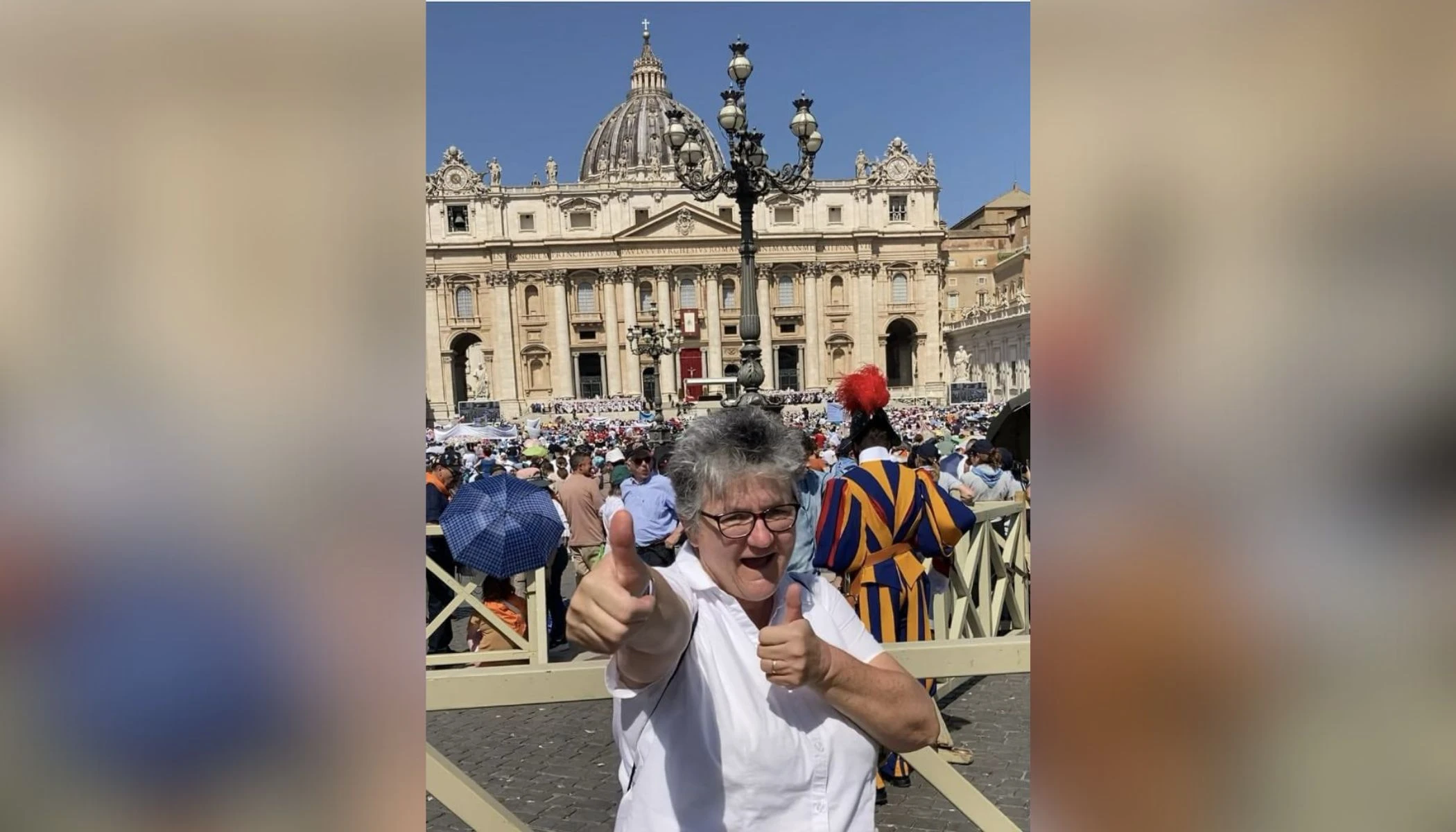 Sister Therese Mills, MGL, traveled from Australia to attend the Jubilee of Ecclesial Movements, Associations, and New Communities in Rome on June 8, 2025.?w=200&h=150