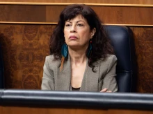 Ana Redondo, Spain’s minister of equality, is seen at the Spanish Congress of Deputies on Feb. 12, 2025.