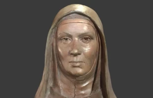 Reconstruction of the face of St. Teresa of Ávila as she would have appeared at approximately age 50. Credit: Courtesy of the Order of Discalced Carmelites, Iberian Province