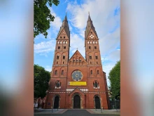 St. Mary Cathedral in Hamburg, Germany.