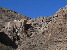 Deir Mar Musa, also known as the Monastery of St. Moses the Abyssinian, is a centuries-old Christian monastery in al-Nabk north of Damascus, Syria.