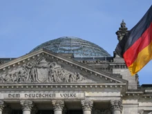 The Reichstag building in Berlin, where the Bundestag meets.
