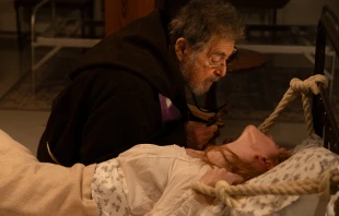 Al Pacino as Father Theophilus Riesinger in “The Ritual.” Credit: XYZ Films