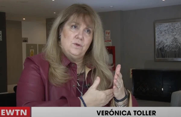 Verónica Toller is national director of the Fight Against Human Trafficking and Exploitation in Argentina. Credit: "EWTN Noticias"/Screenshot