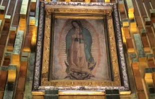 The image of Our Lady of Guadalupe in Mexico City, Mexico. Credit: David Ramos/CNA
