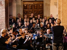 Concert at the Santa Maria dell'Olivo convent in Maciano, Italy, in July 2024.