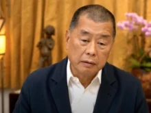 Hong Kong media tycoon and Apple Daily founder Jimmy Lai.