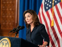 A victims’ advocacy group is pressuring New York Gov. Kathy Hochul to force insurers to pay abuse claims.