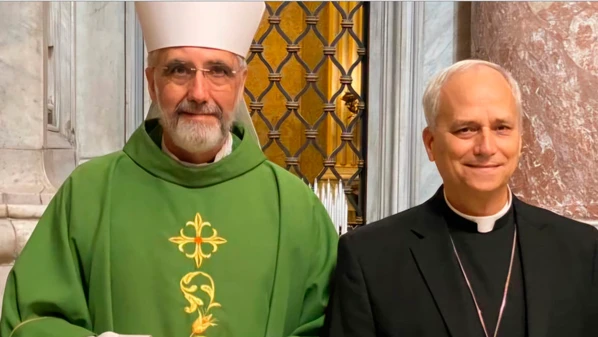 Spanish Augustinian Bishop Luis Marín de San Martín and Cardinal Robert Prevost, now Pope Leo XIV.?w=200&h=150