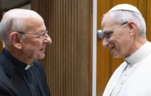The prelate of Opus Dei with Pope Leo XIV. Credit: Vatican Media
