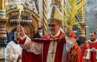 Cardinal Pierbattista Pizzaballa, Latin patriarch of Jerusalem (pictured) and Cardinal Dominique Mathieu of the Archdiocese of Tehran–Isfahan in Iran asked for prayers on June 16, 2025, as the conflict between Iran and Israel escalated. Credit: Courtesy of Custos of the Holy Land