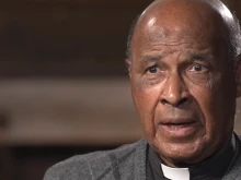 Cardinal Wilfrid Napier speaks to EWTN News in Rome on Monday, May 26, 2025.