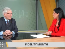 Princeton Professor Robert George speaks to “EWTN Pro-Life Weekly” anchor Abigail Galván on Thursday, June 5, 2025.