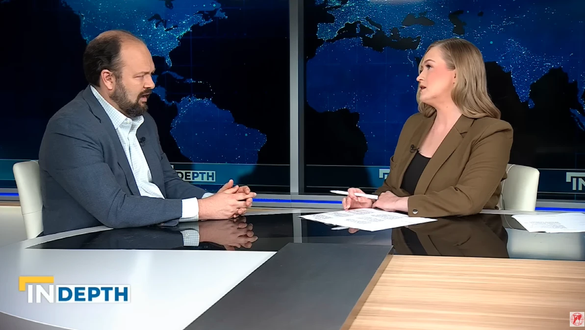 New York Times columnist Ross Douthat speaks to “EWTN News in Depth” anchor Catherine Hadro on Friday, June 6, 2025.?w=200&h=150