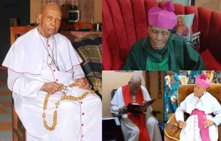 The late Monsignor Thomas Oleghe, the oldest priest in Nigeria, who died on the feast of Christ the King, Nov. 24, 2024, at the age of 104. Credit: Diocese of Auchi